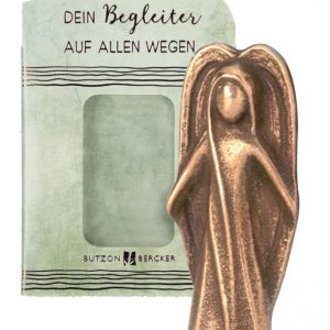 Kleiner Begleiter aus Bronze - Schutzengel