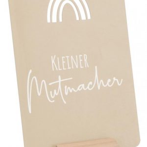 Metalltafel zum Aufstellen - Kleiner Mutmacher