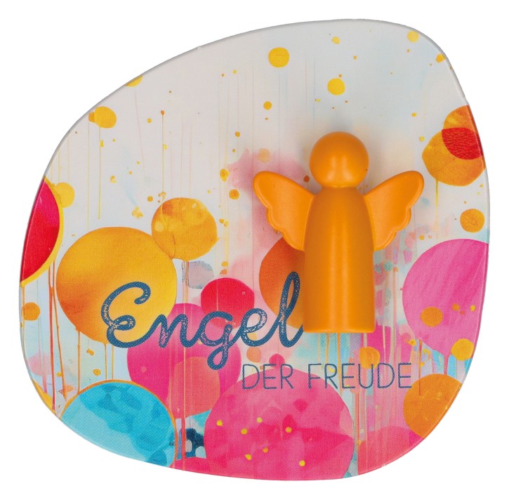 Engelfigur aus Metall - Engel der Freude
