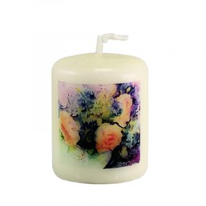 Minikerze "Rosenstrauß"