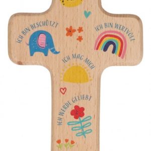 Kinderholzkreuz - Affirmationen natur